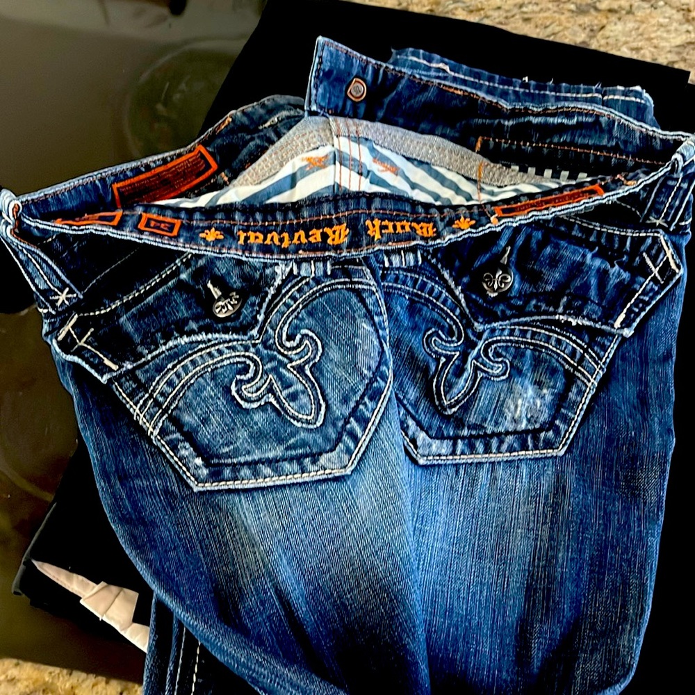 Mick button tab jeans